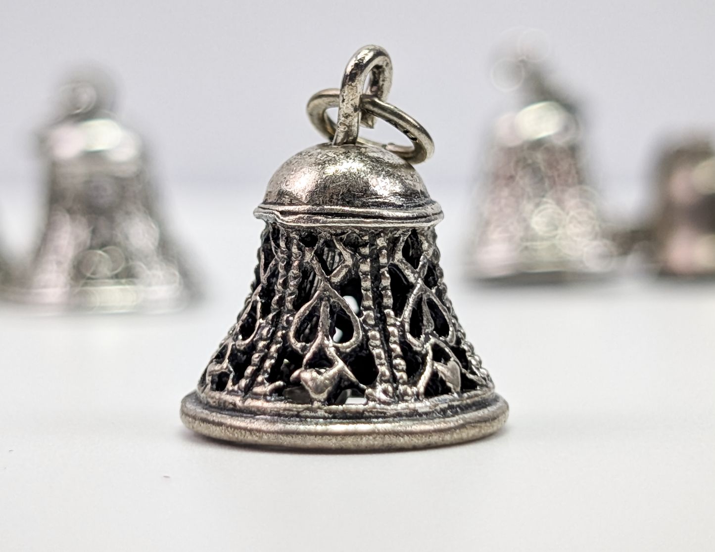 Lot of Sterling Silver Bell Charms - Choose by Charm! - Stamped and Tested Sterling - Christmas, Clappers, Dangling