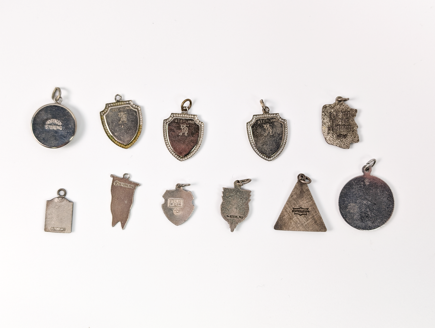 Sterling Silver New England Charms - Choose by Charm! - Stamped and Tested Sterling - Massachusetts, New Hampshire, Old man on Mountain