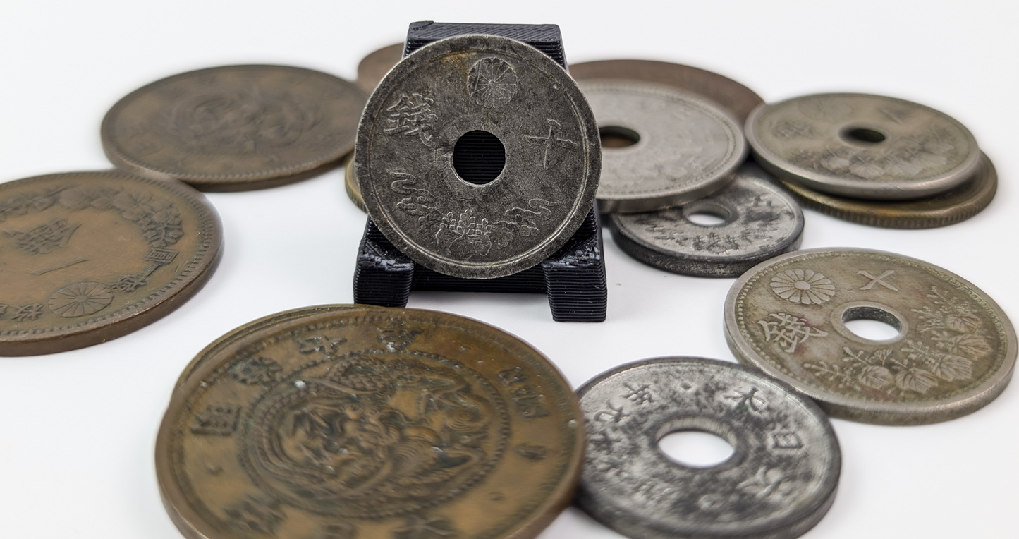 Collection of Japanese Coins - Varying Dates and Denominations - 1874-1959 - Sen and Yen - Vintage Japanese Coins