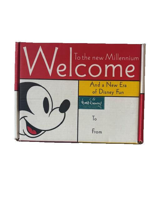 WDCC Disney Classic Collectors society Mickey Mouse On Top Of The World Porcelain Figurine From The Disney Movie Thru The Mirror