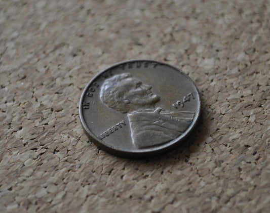 1947 Wheat Penny - WWII Era Cent - 74th Anniversary - Collectible Coin
