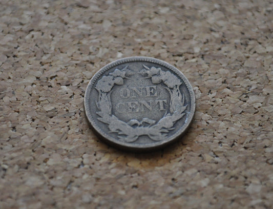 1857 Flying Eagle Penny - Good Date - 1857 Flying Eagle Cent - 1857 Cent - 1857 Penny