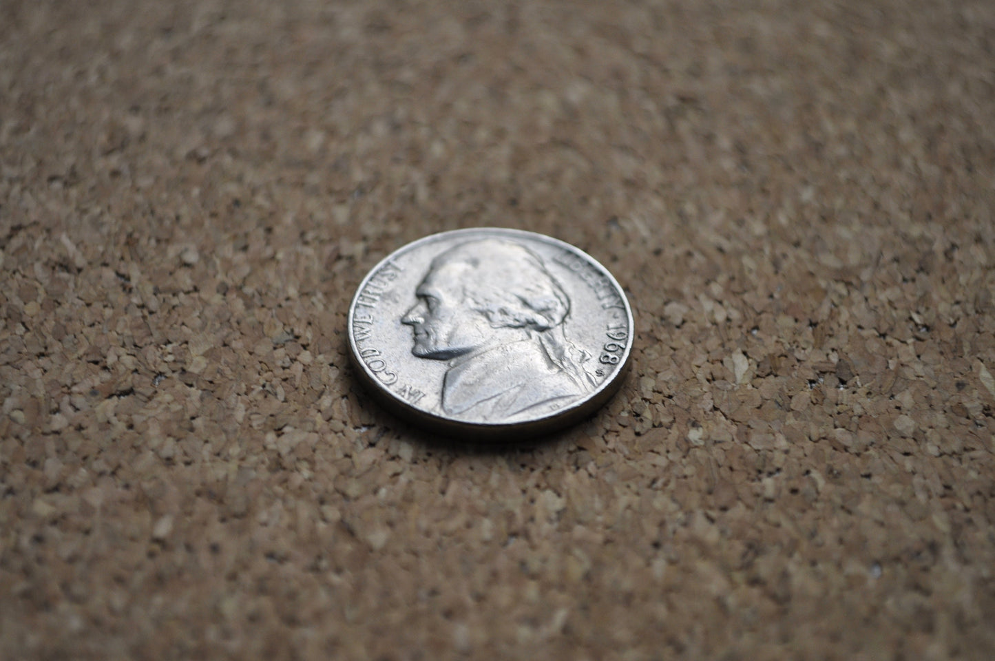 1968 S Jefferson Nickel - Great Condition - San Francisco Mint