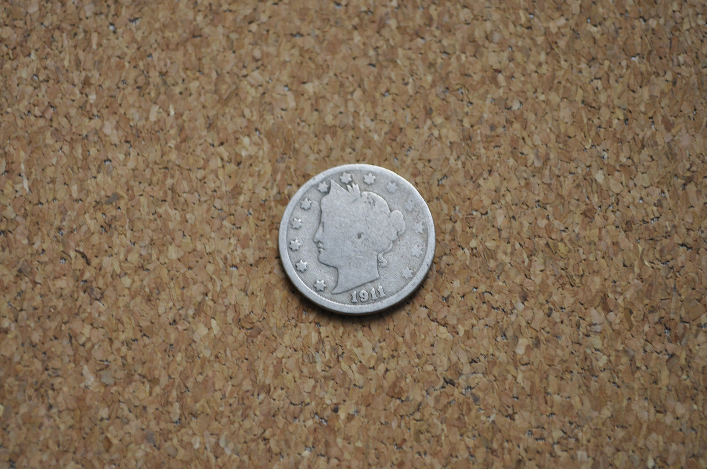 1911 V Nickel - G (Good) - Barber Nickel - 1911 Liberty Head Nickel - 1911 Liberty Head V Nickel