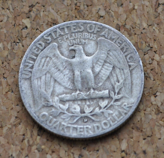 1952 D Washington Silver Quarter - Denver Mint