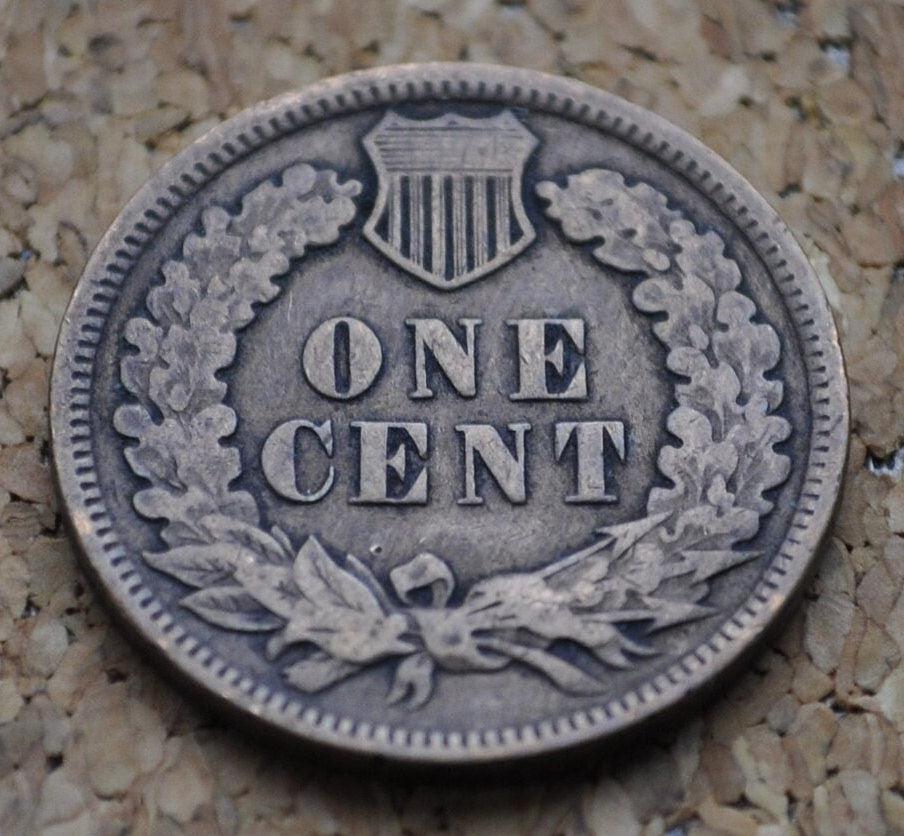 1899 Indian Head Penny - Good Date - VG-F (Very Good to Fine) Grade / Condition - Indian Head Cent 1899