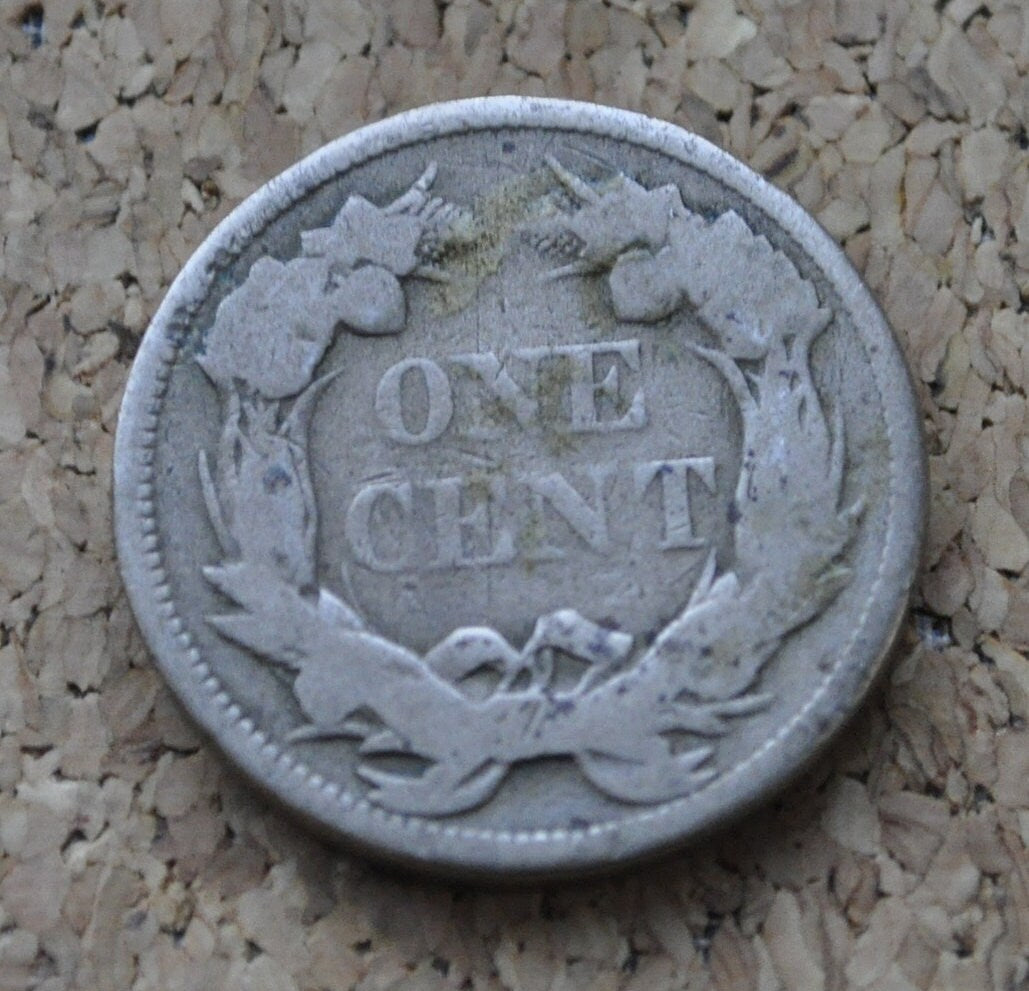 1857 Flying Eagle Penny - Great Date - Rare Penny Type - Two years of production - 1857 Cent - 1857 Penny