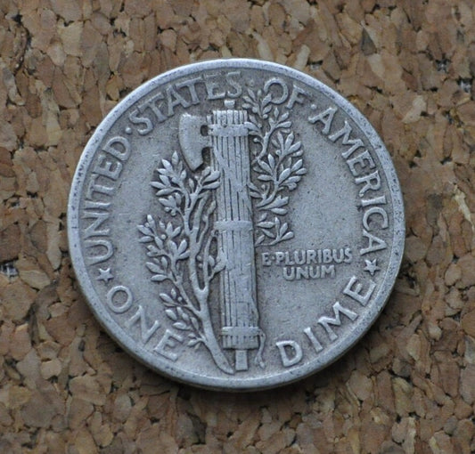 1944 Mercury Dime - 1944 Dime - 1944 Silver Dime - 1944 P Mercury Dime - 1944 P Dime - 1944 P Silver Dime - Philadelphia Mint