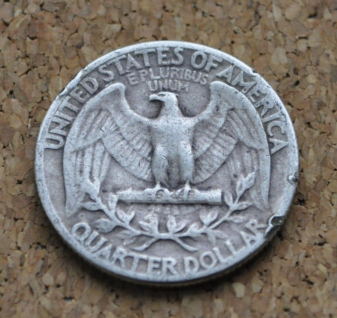 1948 Washington Silver Quarter - Philadelphia Mint - 1948 P Quarter - 1948 P Washington - 1948 Quarter