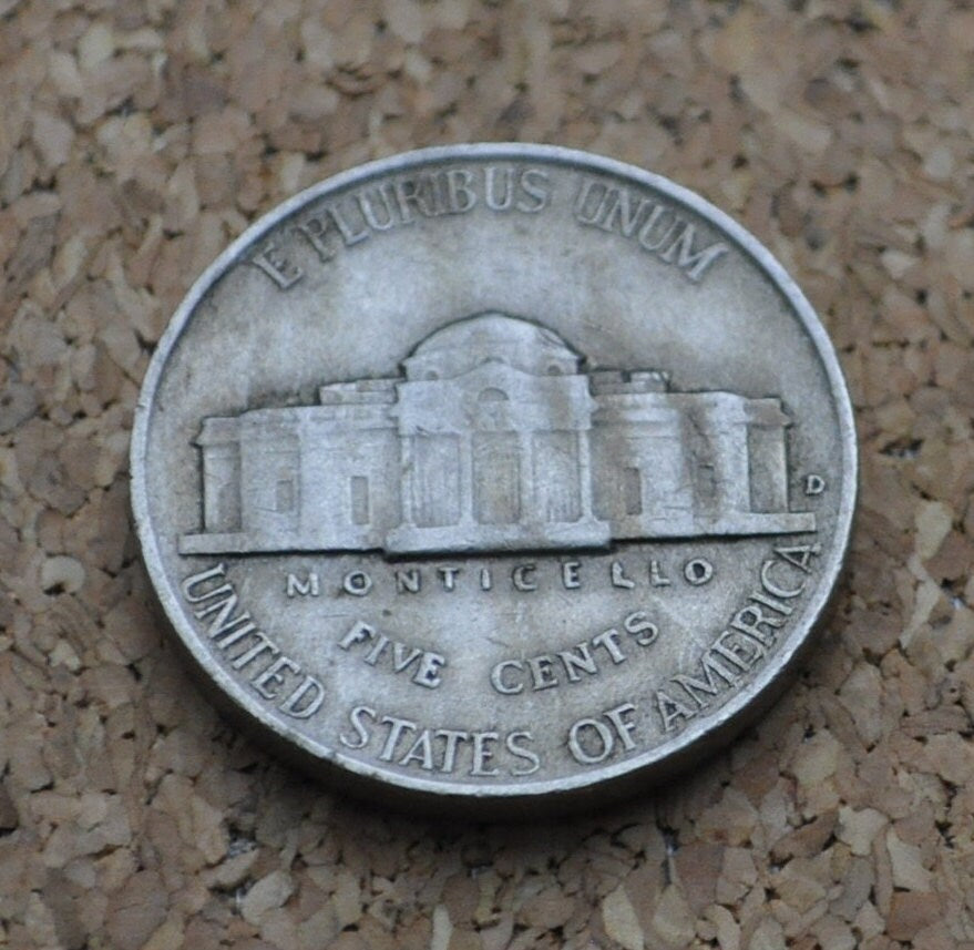 1939-D Jefferson Nickel - Choose by Grade / Condition - Denver Mint - Key Date - 1939-D Nickel