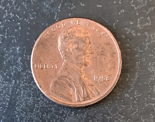 1988 Lincoln Memorial Penny Cent - Fantastic Condition - 34th Anniversary - Collectible Coin