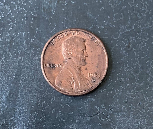 1989 D Lincoln Memorial Penny Cent - Fantastic Condition - 33rd Anniversary - Collectible Coin