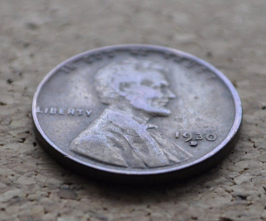 1930 D Wheat Penny - EF (Extremely Fine) Condition - Denver Mint - 1930 D Wheat Ear Cent - 1930 D Cent - 1930 D Penny