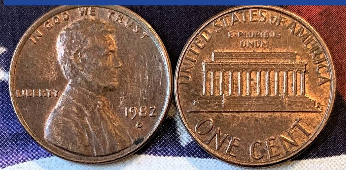 1982 D Lincoln Memorial Penny Cent - Large Date - Fantastic Condition - 40th Anniversary - Collectible Coin
