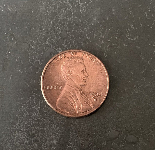 1984 D Lincoln Memorial Penny Cent - Fantastic Condition - 38th Anniversary - Collectible Coin - Denver Mint
