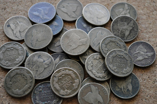 1857 Flying Eagle Pennies - Great Coin Type - Rarer Penny Type - Two years of production - 1857 Cent - 1857 Penny