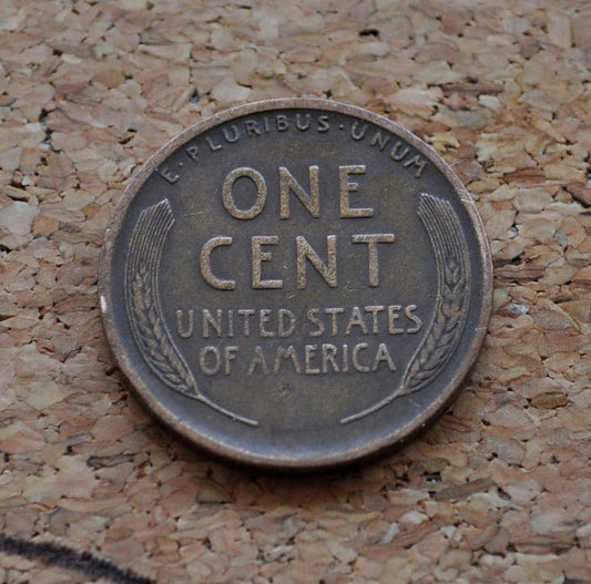 1917-S Wheat Penny - VF (Very Fine) Condition - San Francisco Mint - World War I Era Coin - 1917 S Wheat Cent - Good Date and Mint