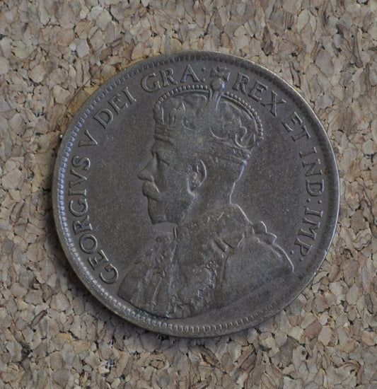 1916 Canadian Large Cent - VF-XF (Very to Extra Fine) Grade / Condition - King George V - One Cent Canada 1916 Large Cent - 1916 Large Cent