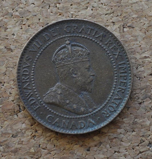 1906 Canadian Large Cent - F-AU (Fine to About Unc.) Choose by Grade - King Edward VII - One Cent Canada 1906 Canadian Cent 1906 Large Cent