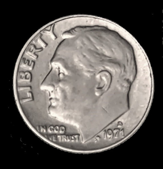 1971 D Roosevelt Dime - Excellent Condition