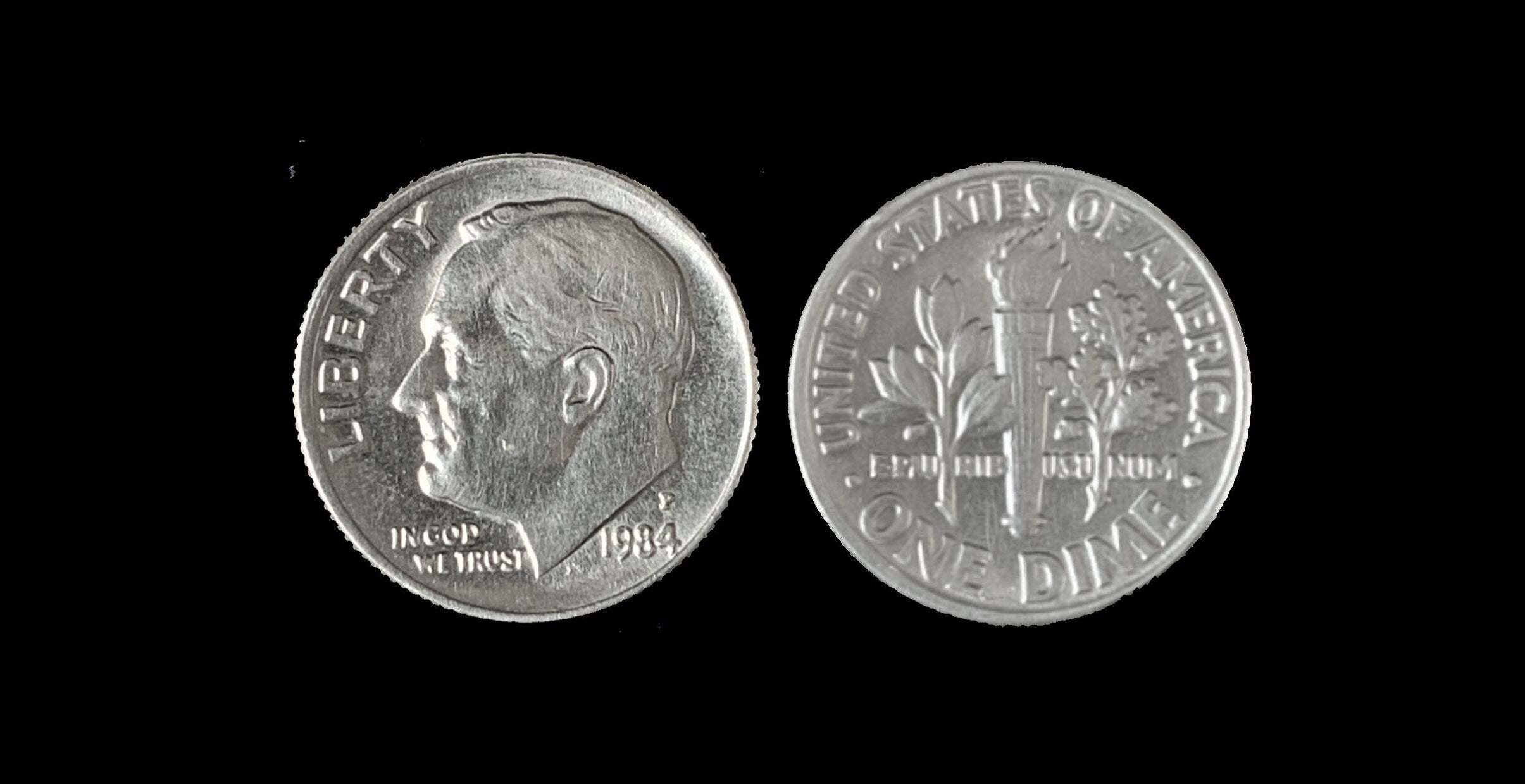 ななはんです 1984 P Roosevelt Dime - Excellent Condition – Treasure Hunter Co