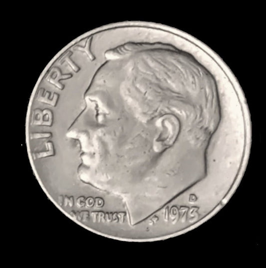 1973 D Roosevelt Dime - Excellent Condition
