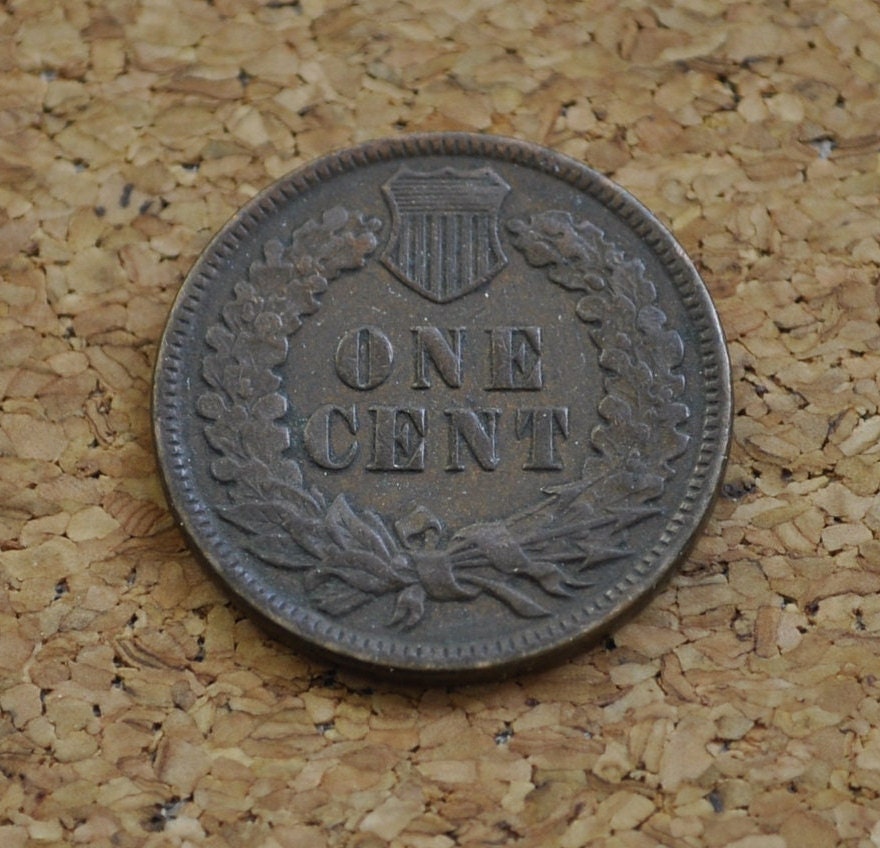 1897 Indian Head Penny - XF-AU (Extremely Fine to About Uncirculated) Condition, Choose by Grade - 1897 Indian Head Cent - Good Date