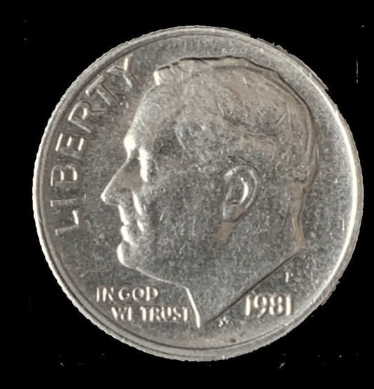 1981 P Roosevelt Dime - Excellent Condition