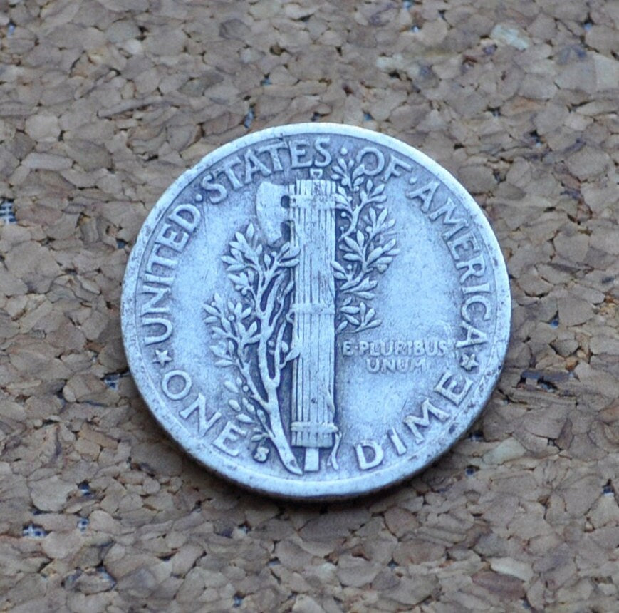 1939-S Mercury Silver Dime - Choose by Grade / Condition - San Francisco Mint - 1939S Winged Liberty Head Dime - Silver