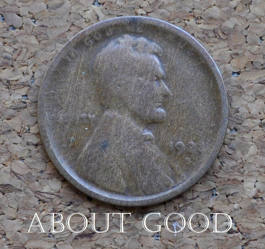 1923-S Wheat Penny - Choose by Grade - Good to Very Fine - San Francisco Mint - 1923 S Wheat Ear Cent - Better Date
