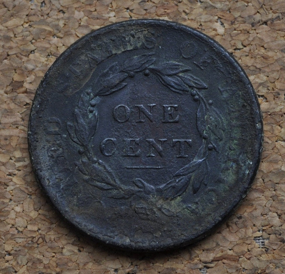 1820 Matron Head Large Cent Large Date - Cull / Corrosion - US Large Cent - 1820 Coronet Liberty Head Cent - 1820 Large Date Variety