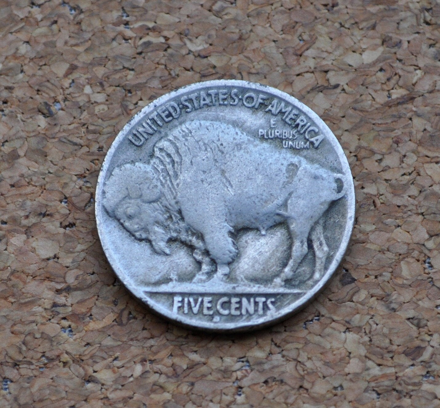 1916-D Buffalo Nickel - Better Date - VG (Very Good) Condition - Denver Mint - 1916 D Buffalo Indian Head Nickel 1916D