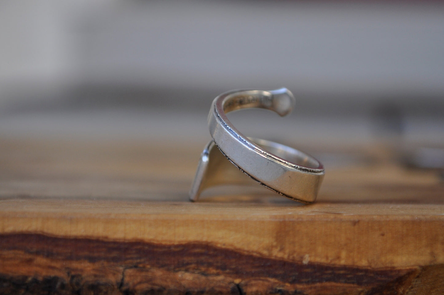 Vintage Silver Spiral Ring - Beautiful Design - Vintage Ring Silver - Size 6 Ring Size 6 (16.5 MM Band) - Lovely Piece - 925 Silver