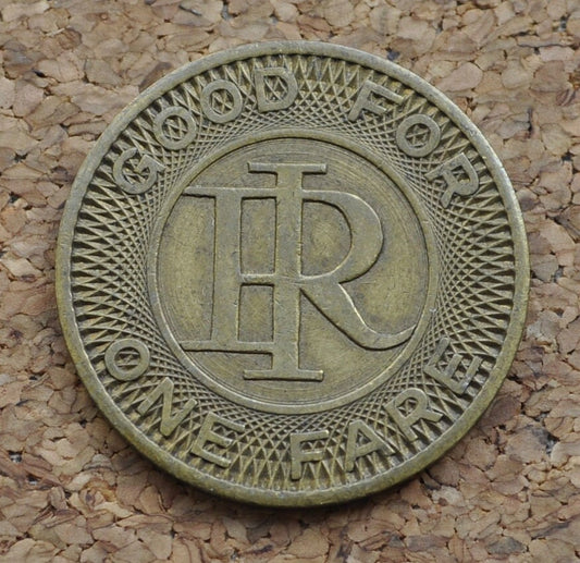 Indiana Railroad Token - Division of Wesson Co - Good For One Fare - Vintage Indiana Token - Railroad Tokens