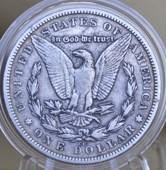 1879 CC Morgan Silver Dollar - VF-30 (Very Fine / VF30) Grade, Condition - Carson City Mint - 1879-CC Morgan Dollar - 1879CC - Rare Key Date