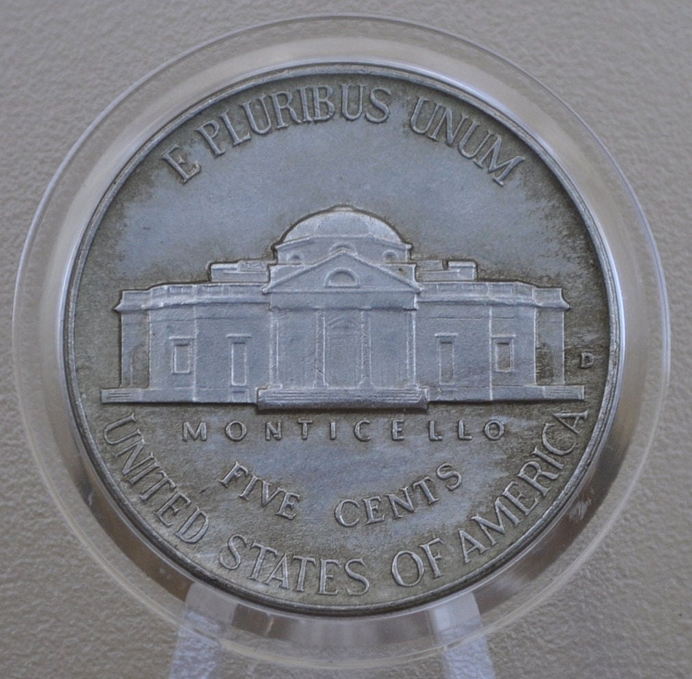 1938-D Jefferson Nickel - Choose by Grade / Condition - Denver Mint - Key Date and Mint - 1938 D Nickel Jefferson