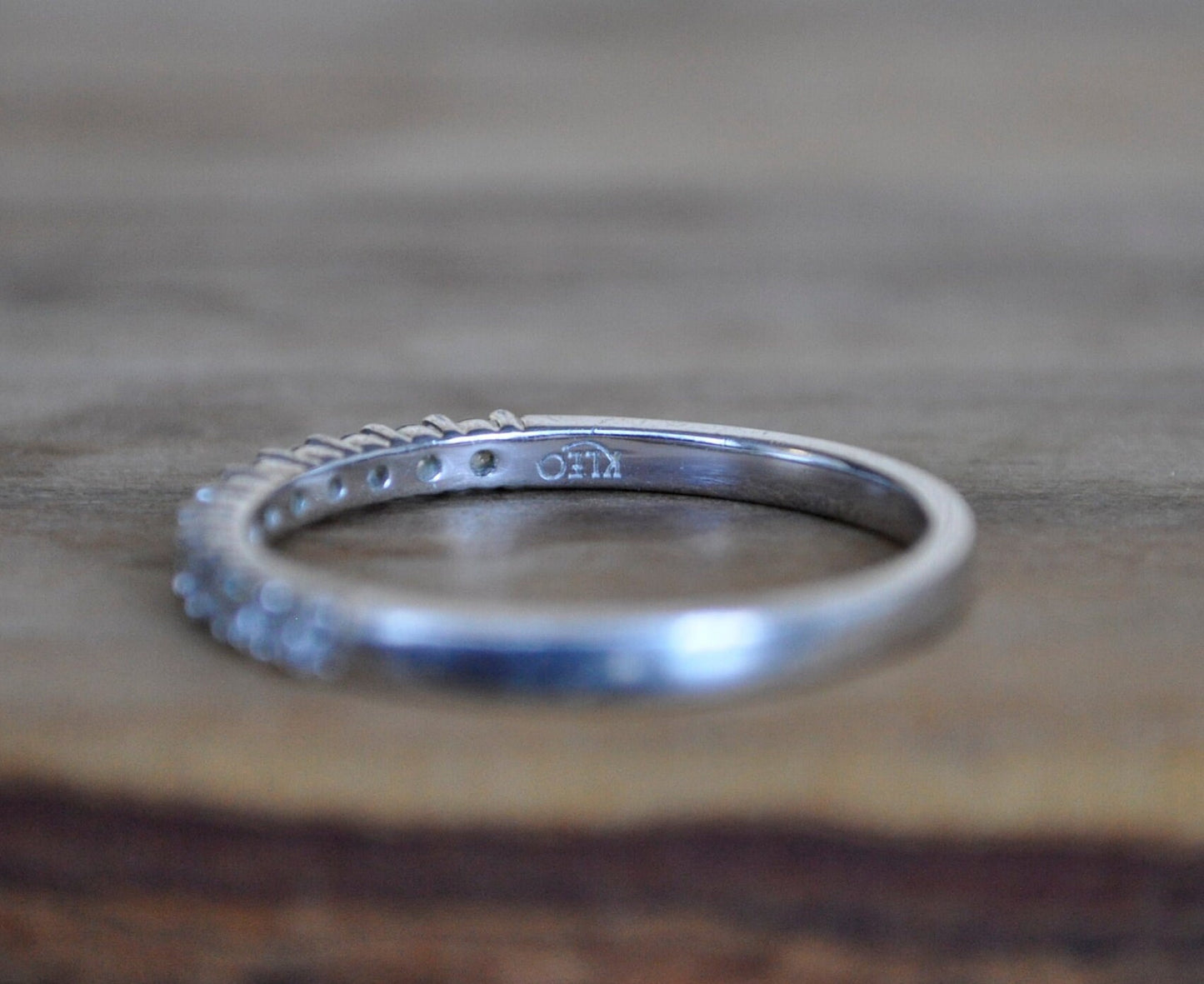 Sterling Silver Ring - Size 9 Ring Size 9 (18.9 MM Band) - Brilliant Cut Cubic Zirconia Stones - 925 Silver