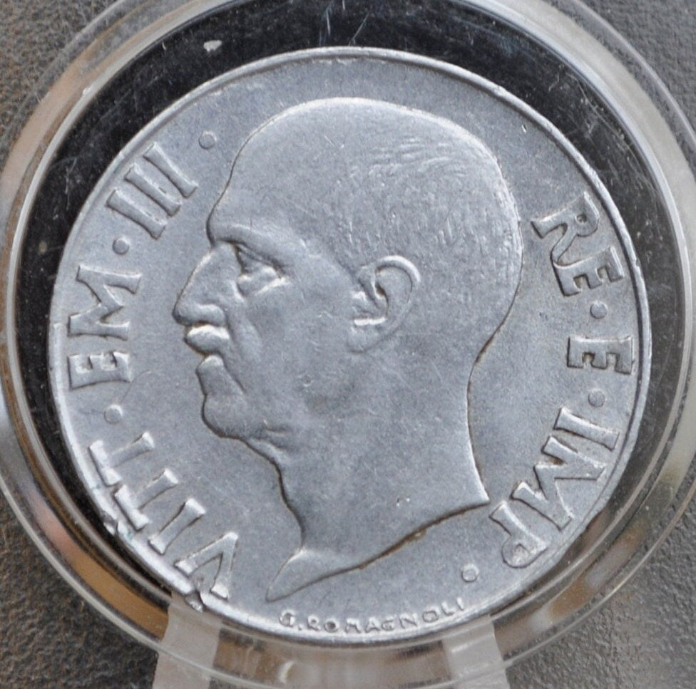 1940 Italian 20 Cent Coin - Victor Emmanuel III - Italy Twenty Cent Coin 1940 20 Centesimi - Kingdom of Italy - XF