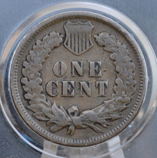 1909 Indian Head Penny - VG-F (Very Good to Fine) Grade / Condition - 1909 Indian Head Cent - 1909 Penny - 1909 Cent