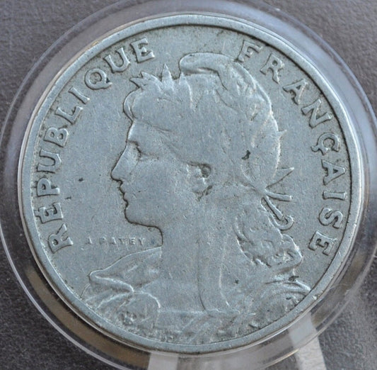 1904 France 25 Centimes Coin - F (Fine) condition - Twenty-Five Centimes 1904 French Coin