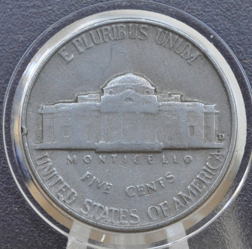 1951-D Jefferson Nickel - Choose by Grade, Circulated-BU Grades - Denver Mint - 1951 D Nickel Jefferson 1951 D - Nickel Collection