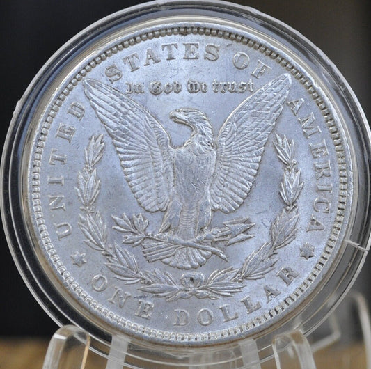 1890 Morgan Silver Dollar - AU (About Uncirculated) Condition - Philadelphia Mint - 1890 P Morgan Silver Dollar 1890 - Beautiful Coin