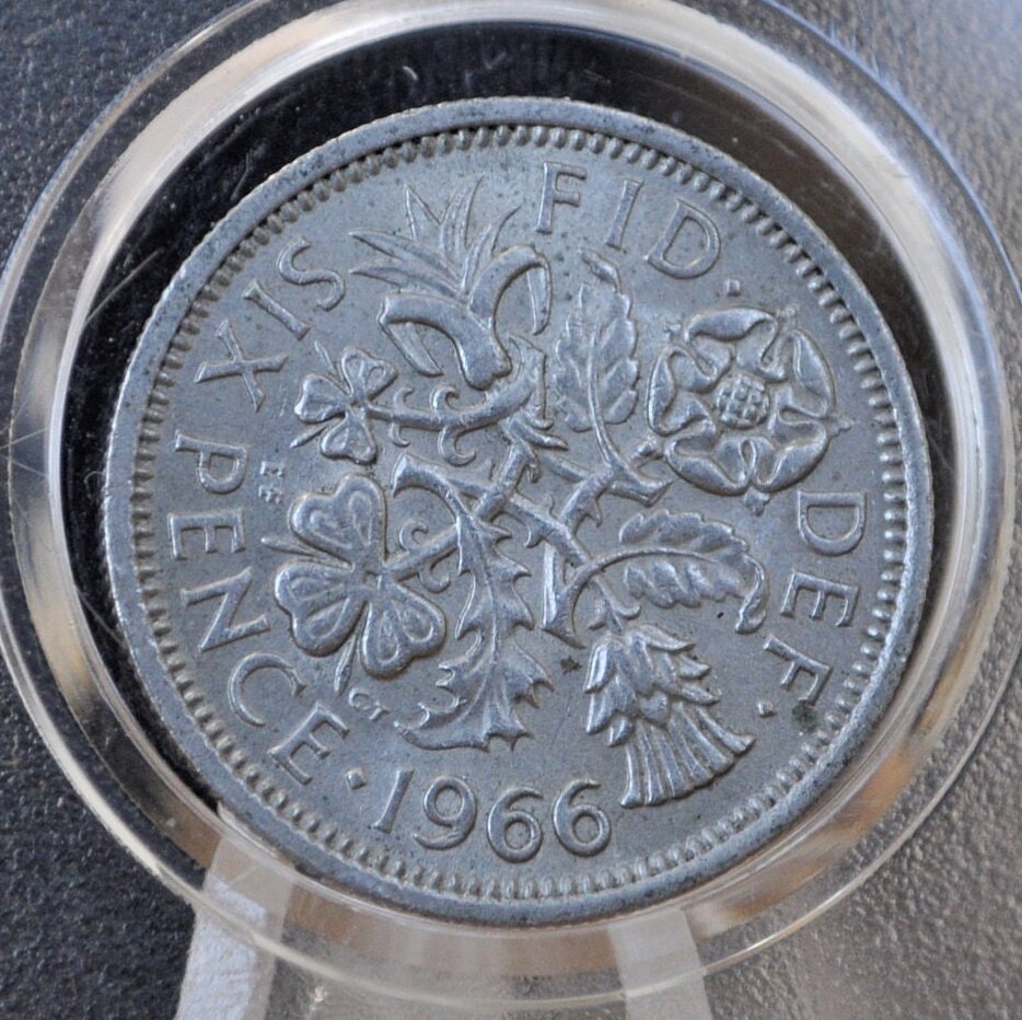 1960s 6 Pence Great Britain - Choose by Date! Great Conditions - Queen Elizabeth II - Birthdays, Jewelry, Weddings - Sixpence UK Six Pence