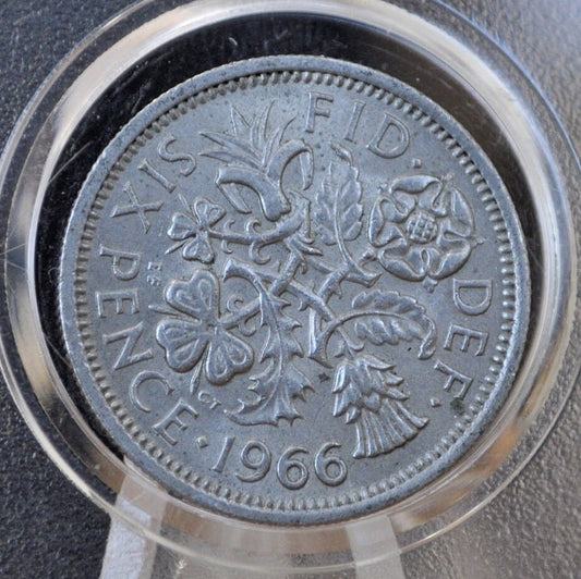 1960s 6 Pence Great Britain - Choose by Date! Great Conditions - Queen Elizabeth II - Birthdays, Jewelry, Weddings - Sixpence UK Six Pence