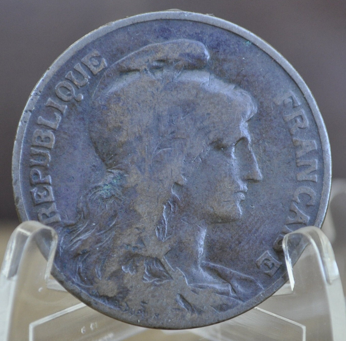 1901 French 10 Centimes Coin - Great Condition - 1901 Ten Centimes France 1901 10 Centimes France Coin - Beautiful Coin, Higher Grade