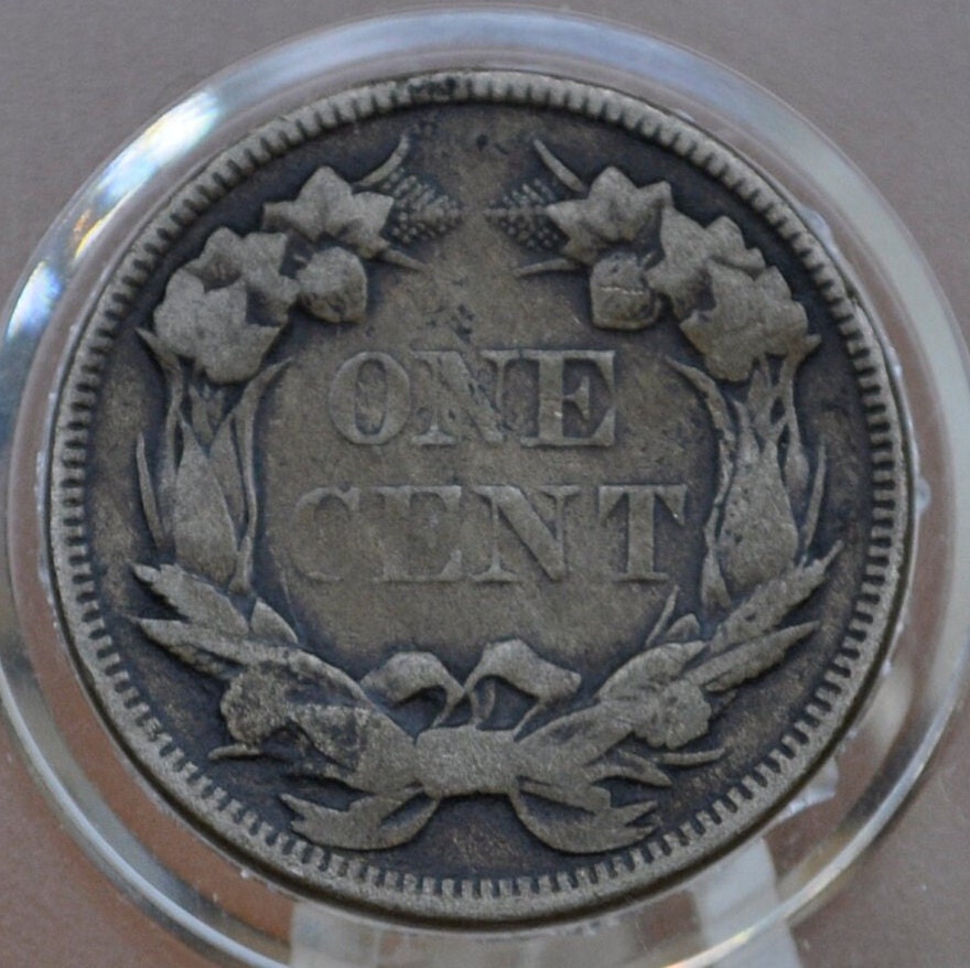 1858 Flying Eagle Penny - VF (Very Fine) Grade - Rare Penny Type - Two years of production - 1858 Cent - 1858 Eagle Cent - VF grade