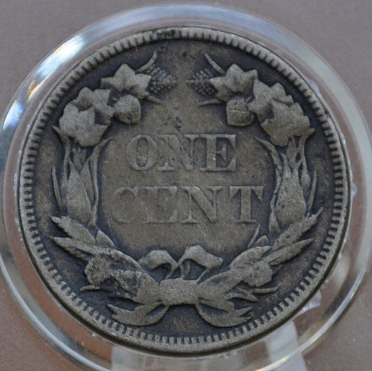 1858 Flying Eagle Penny - VF (Very Fine) Grade - Rare Penny Type - Two years of production - 1858 Cent - 1858 Eagle Cent - VF grade