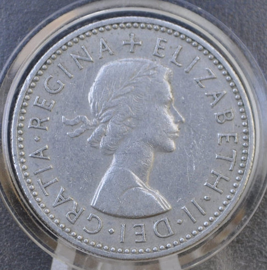1960 Great Britain One Shilling - Great Condition - Queen Elizabeth - 1 Shilling 1960 UK Coin - Great for Crafts, Jewelry, Collections