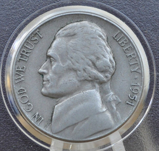 1951 Jefferson Nickel - Choose by Grade / Condition - Philadelphia Mint - 1951 P Nickel Jefferson 1951 P - Nickel Collection