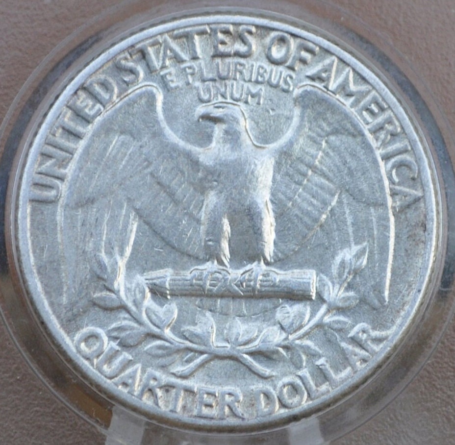 1951 Washington Silver Quarter - AU/BU (About to Uncirculated) Grade / Condition - Philadelphia Mint - 1951 P Silver Quarter 1951 Washington